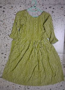 Stylish Green Ethnic kurti