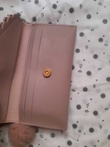 Cute Pink Scalloped Vintage Wallet