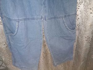 WIDE LEG DENIM JEANS