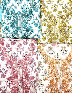 Cotton Unstitched Dress Material With Sequence