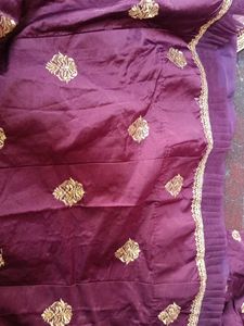 Elegant Purple &amp; Peach Lehenga Choli Set