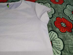 Chic Lavender Crop Top