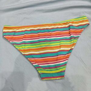 Colorful⚛️ Striped Bikini Bottom
