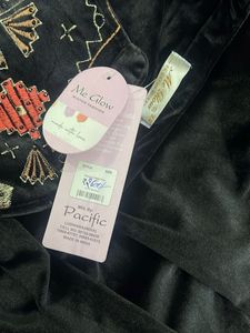 Black Velvet embroidery co ord set