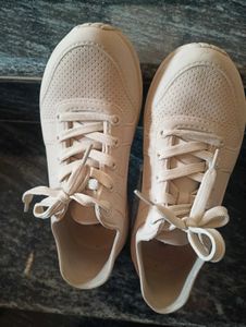 Beige Casual Sneakers