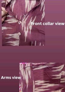 Handcrafted Ikat Print Dress