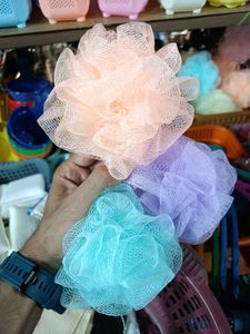 Set of 3 Loofah/loofa (multicolour)