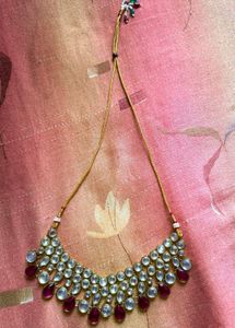 Stunning Kundan Necklace Set with Earrings