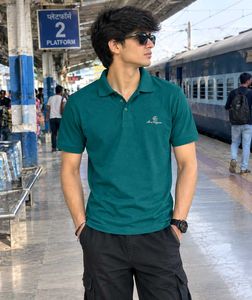Men's Teal Polo T-Shirt