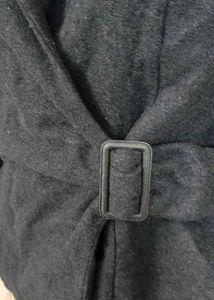 korean Grey Belted Jacket