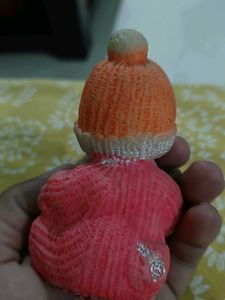 Cute Baby Figurine with Milk Bottle Showpiece