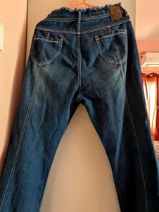 Blue Denim High Waist Bootcut Jeans 🫰