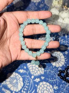 Light Blue Beaded Bracelet