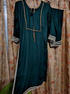 Elegant Green Kurta Set with Dupatta