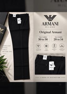 Original Armani Black Trousers