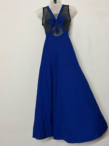 Pintresty Royal Blue Evening Dress