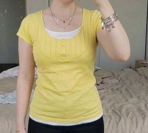 Yellow Layered Top🌼