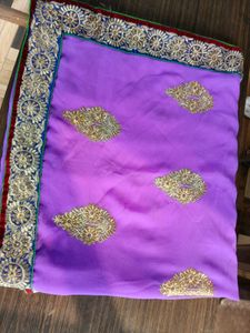 💜Stylish Georgette Saree
