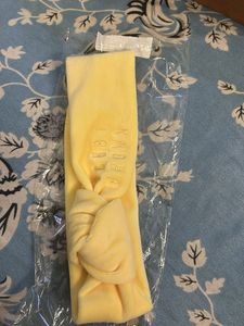 Bobbi Brown Yellow Plush Twisted Headband