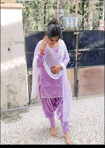 Beautiful Lavender Kurta Set