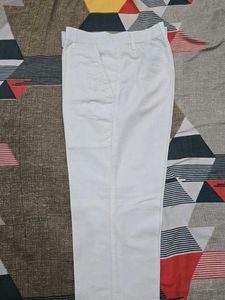 Classic White Casual Pants