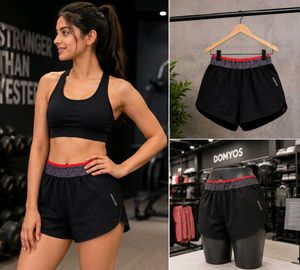 Domyos Black Athletic Shorts