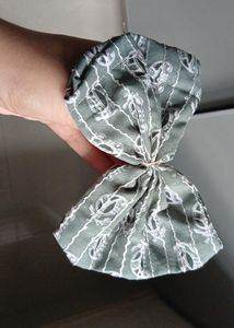 Fabric Hair Scrunchie with matching kurthiii