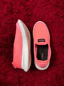 Adidas Pink Slip-On Sneakers