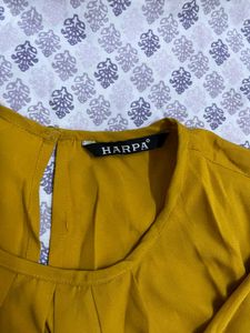 Mustard Yellow Long Sleeve Top