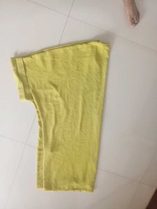 Yellow Textured Tunic Top