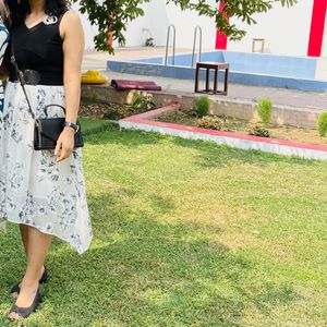 Madame Black And White Dress