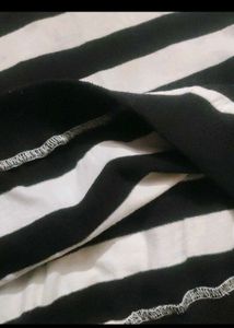 Zebra stripe crop top