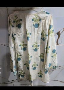 Stylish Flower Printed Farsi Kurta Set