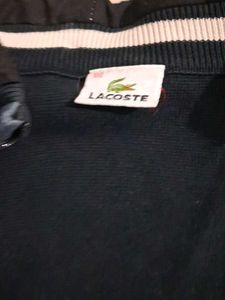 Lacoste Navy Zip-Up Jacket