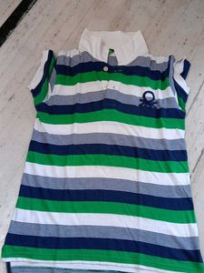 Striped Benetton Polo