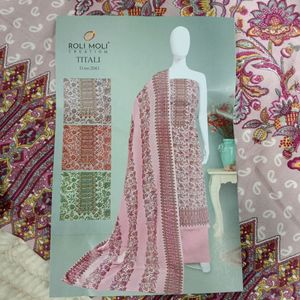 Jaipuri Printed Pashmina Suit