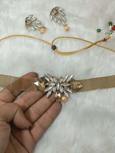 multi designer antic  lock silk naick handmade ear