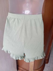 Cute Ruffled Sleep Shorts