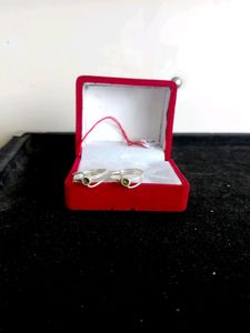 Single Stone Toering Pure Silver