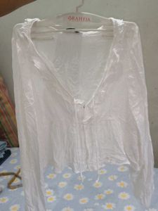 Flowy White Blouse