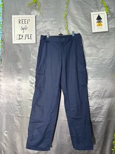 Men's Blue Cargo Pants