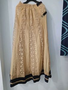 Elegant Embroidered Lehenga Skirt