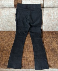 ONLY Black Split Flare Jeans