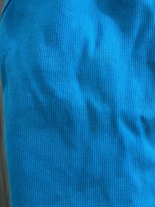 Ribbed Blue Tank Top
