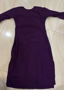 Elegant Purple Embellished Kurta