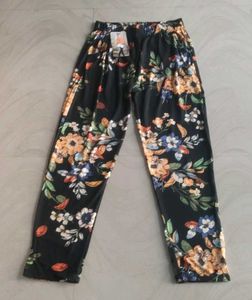 Floral Print Casual Pants