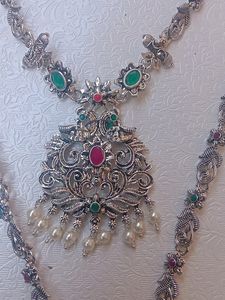 Tending Jewellery Set Oxidised