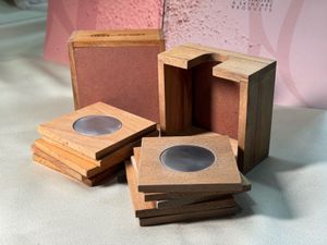 Wooden Coasters with Metal Accent.