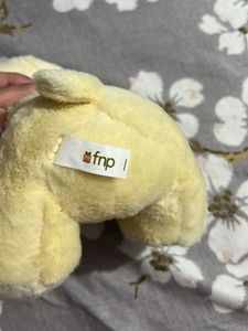 Cute Yellow Teddy Bear with Bow