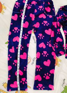 Cute Heart Print cozy Pajama Set